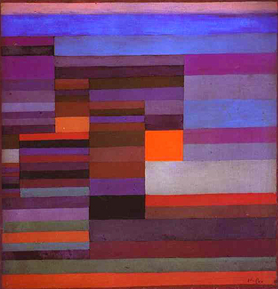 Fire in the Evening Paul Klee